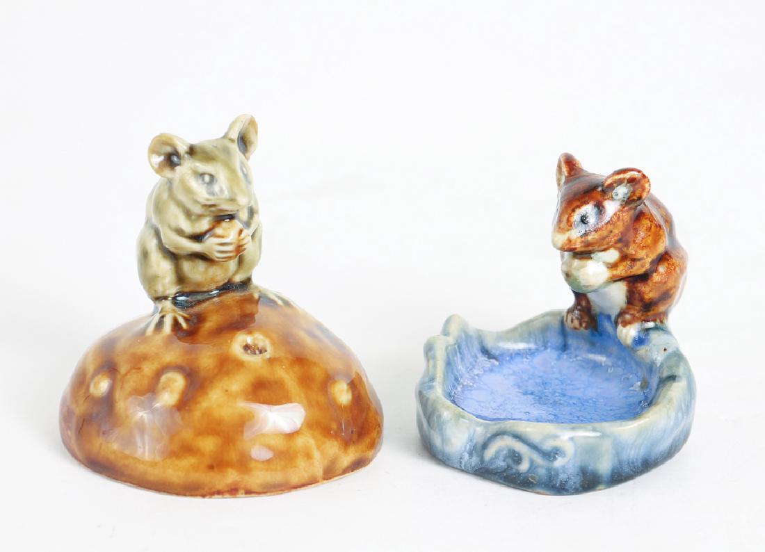 Doulton Lambeth stoneware Mouse on Bun, George Tinworth (1 of 7)
