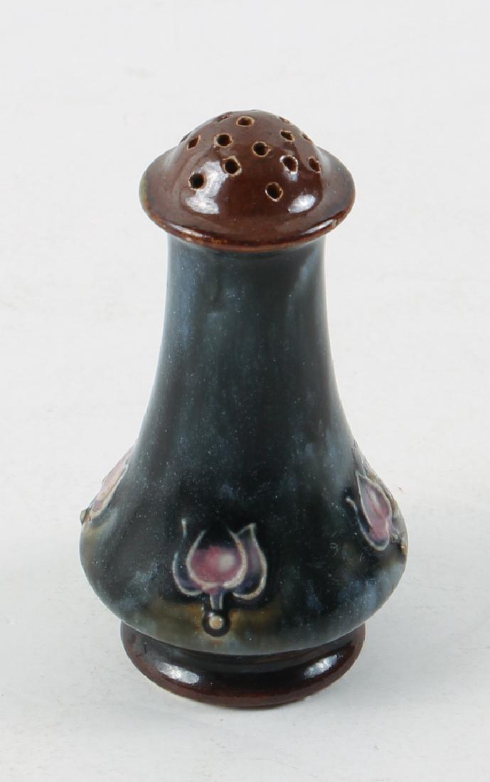 13 miniature Royal Doulton,  some w sterling rims, (1 of 10)