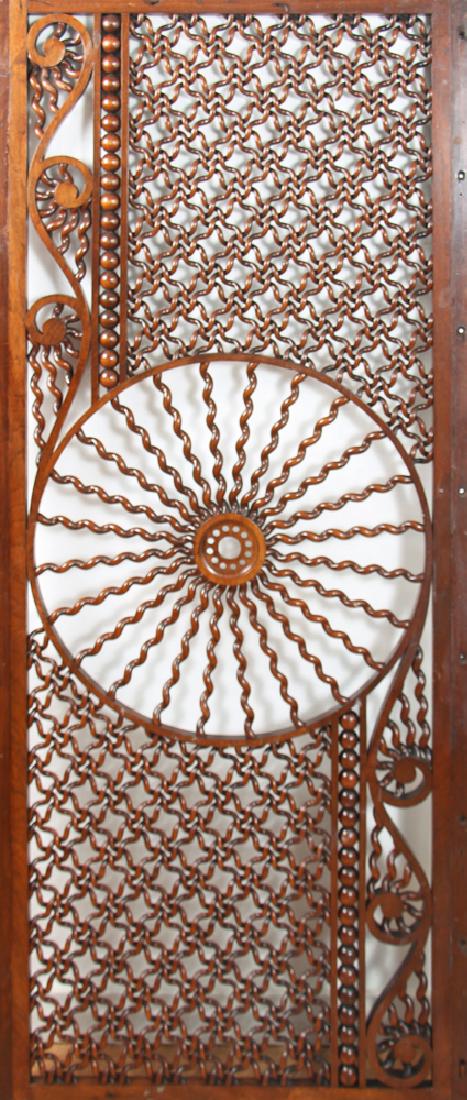 Large Victorian Stick and Ball Fretwork Panel (1 of 7)