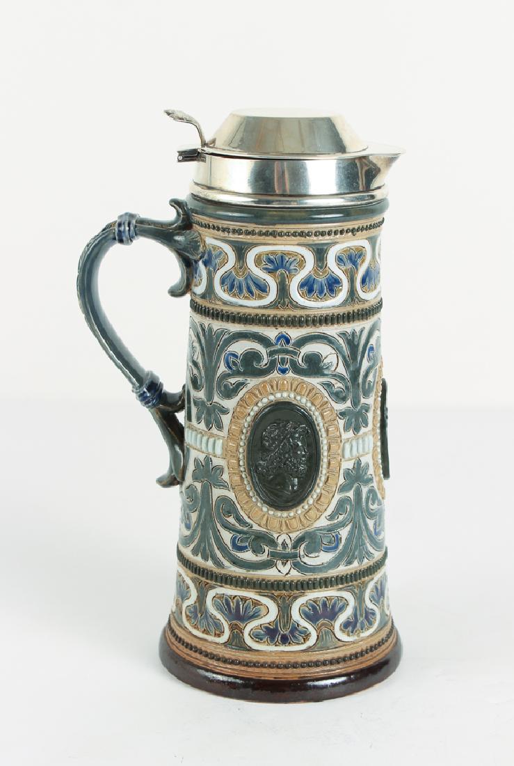 Doulton Lambeth Lidded Pitcher with Classical Antiquity (1 of 10)