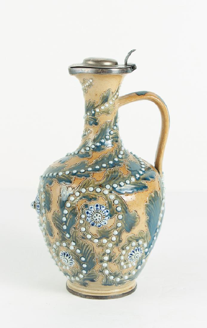 Doulton Lambeth by George Tinworth Arabesque Jug with (1 of 8)