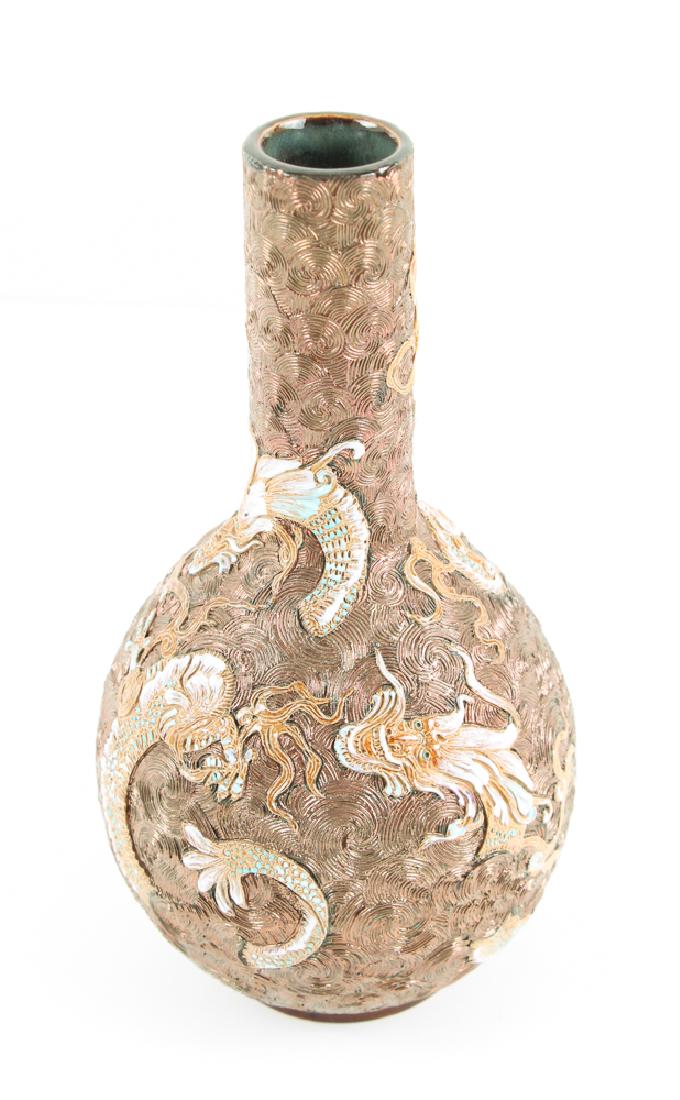 Doulton Lambeth by Frank Butler, Dragon Vase (1 of 7)