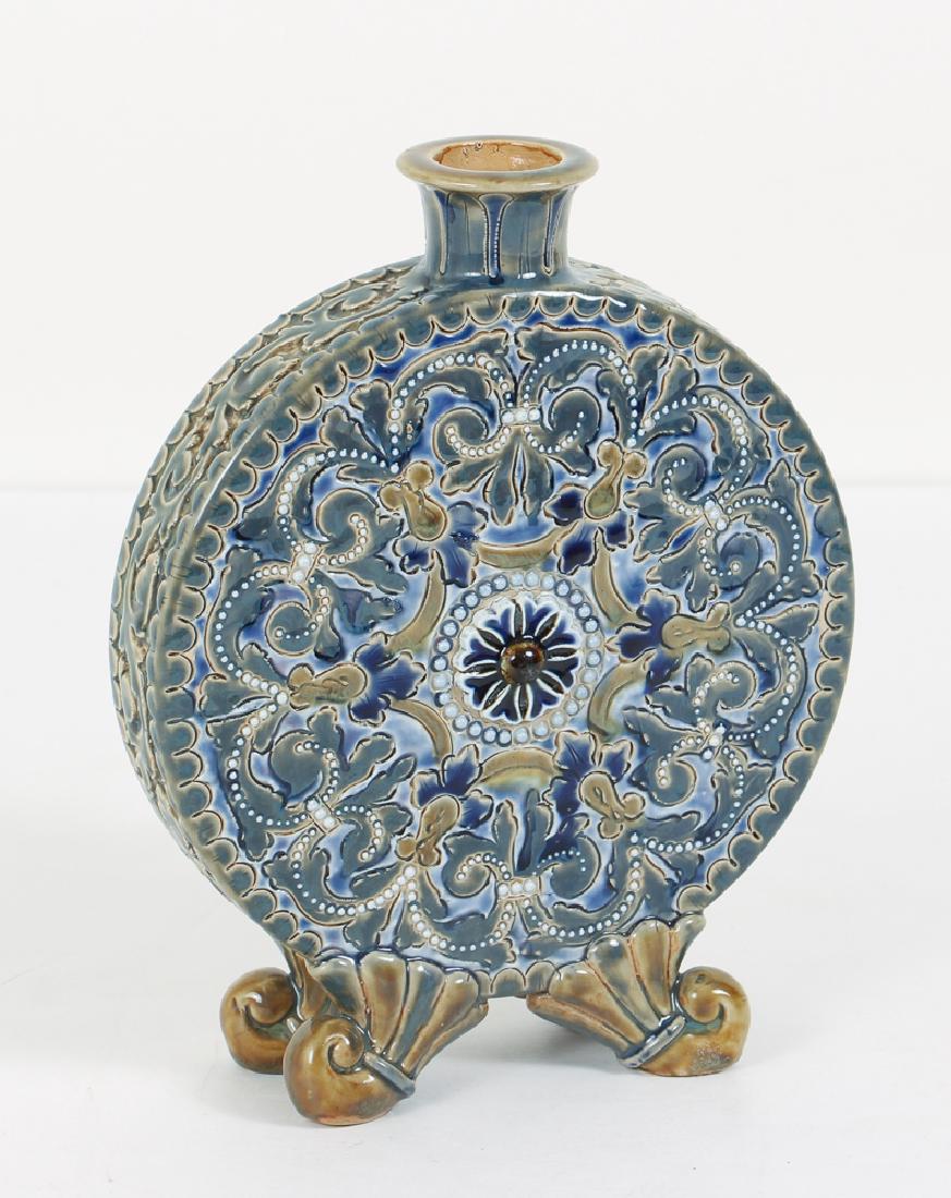 Doulton Lambeth 1877 stoneware flask (1 of 7)