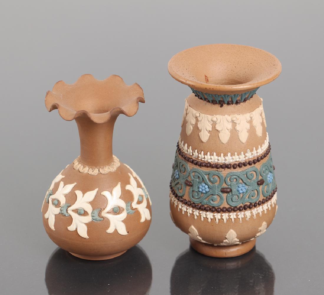 Two Doulton Lambeth Siliconware bud vases (1 of 8)