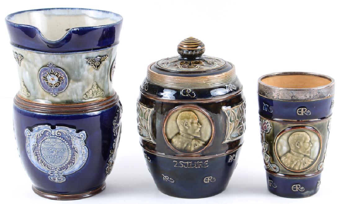 3 Doulton Lambeth pc.s celebrating Edward and Alexandra (1 of 10)