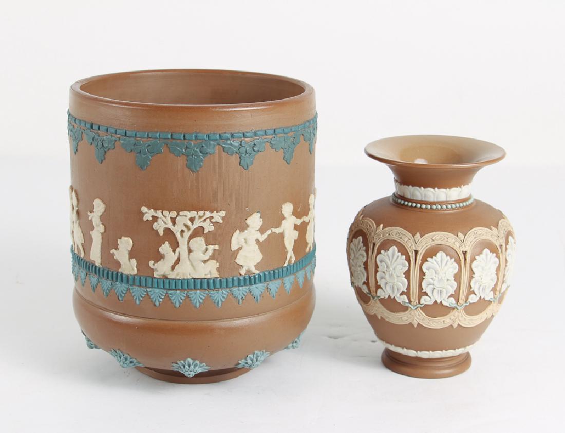 Two Doulton Lambeth Siliconware vessels (1 of 7)