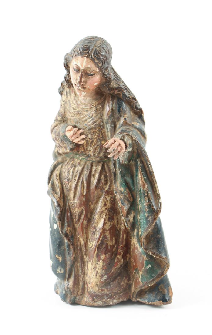 18th or 19th Century Continental School carved Virgin (1 of 9)