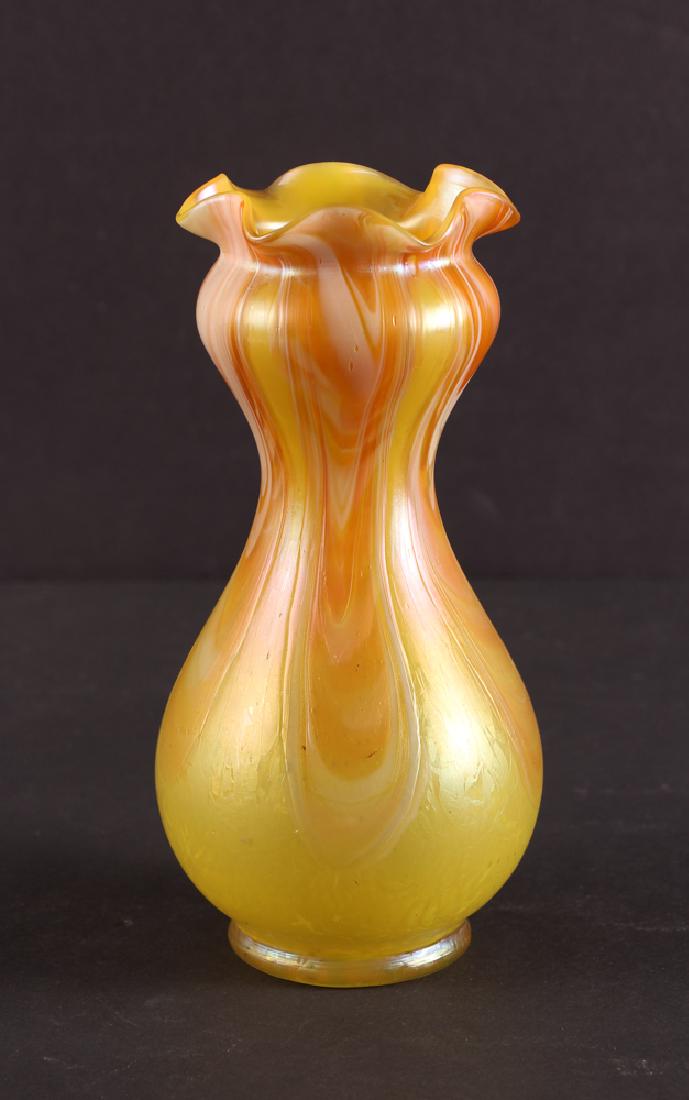 Antique Iridescent Art Glass Vase (1 of 6)