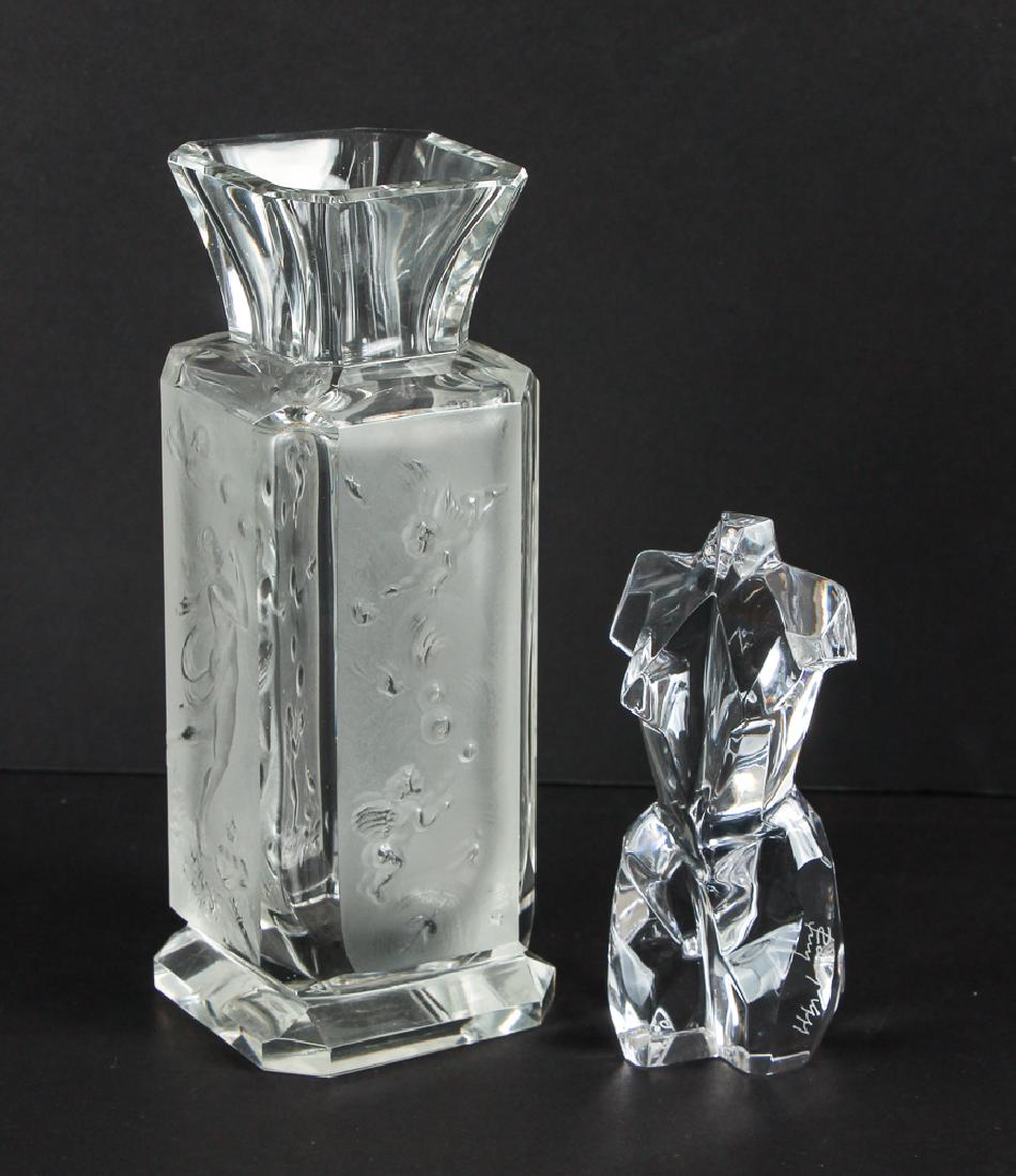 Two Decorative Art Glass Furnishings Inc Daum (1 of 10)