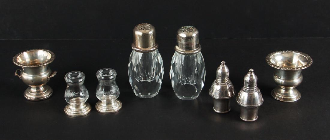 Group of Sterling Silver and Silverplate Table Items (1 of 6)