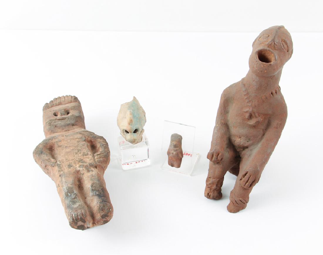 2 Funerary and Effigy Figures with two terracotta (1 of 9)