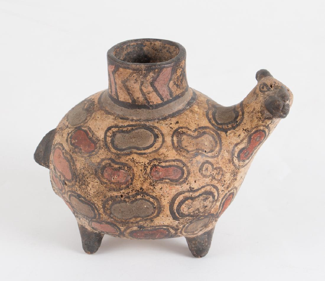 PRE-COLUMBIAN Style CHANCAY POTTERY LLAMA (1 of 8)