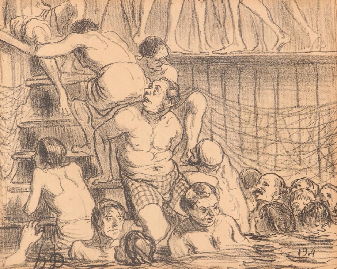 Honore Daumier 19th Century Newspaper Illustration (1 of 7)