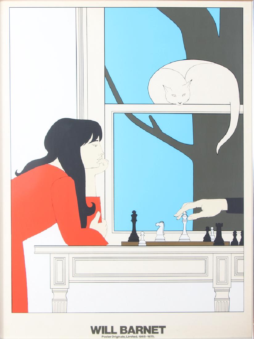 Large Will Barnet Chess Player Poster (1 of 4)