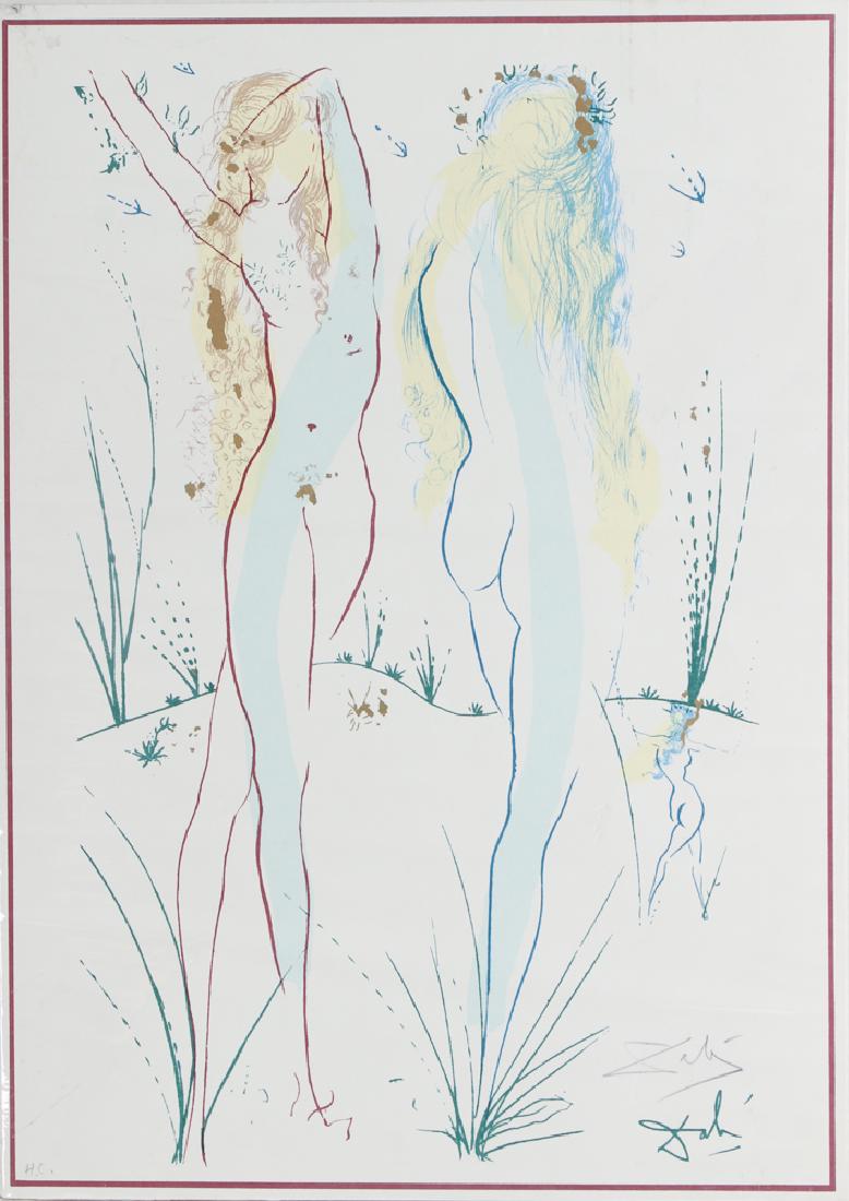 2 After Salvador Dali lithographs Nudes (1 of 10)