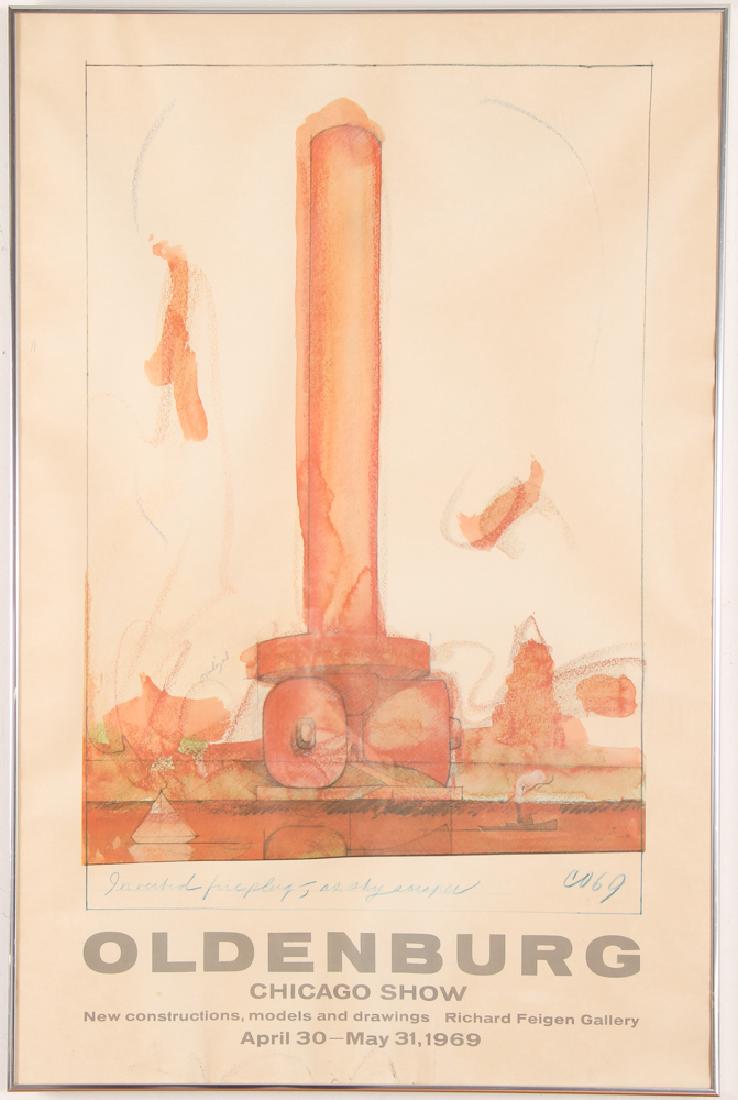 Claes Oldenburg Chicago Show 1969 Poster (1 of 2)
