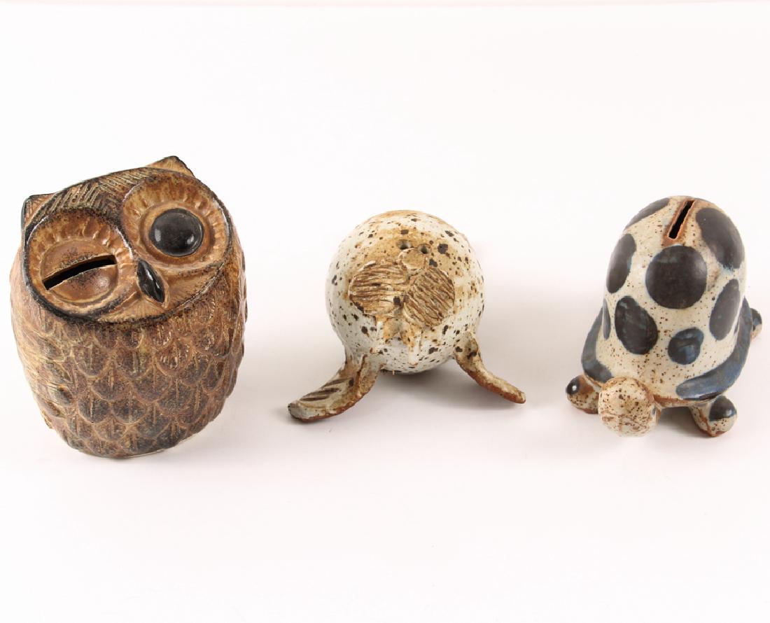 Three Mid Century Ceramic Animals (1 of 2)