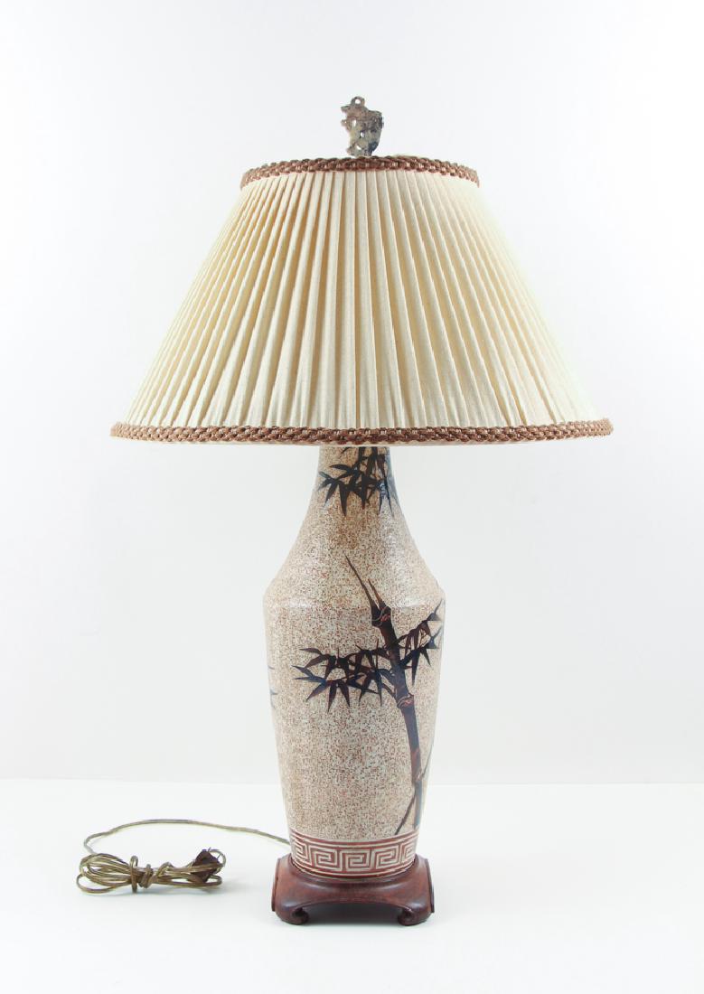 Mid Century Japanese Ceramic Vase Lamp (1 of 7)