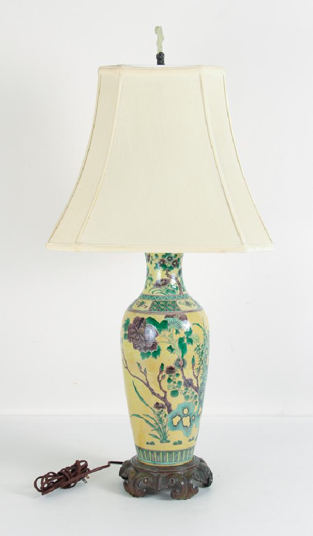 Antique Chinese Yellow Ground Vase (1 of 7)