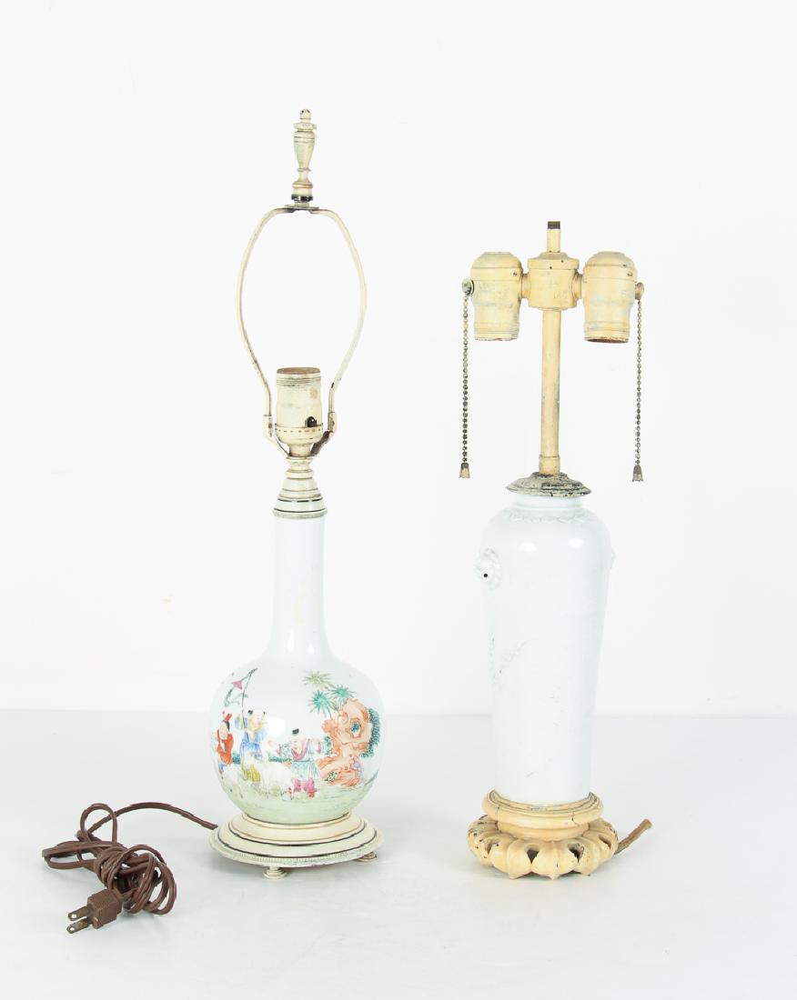 Two Antique Chinese Vases as Lamps (1 of 6)