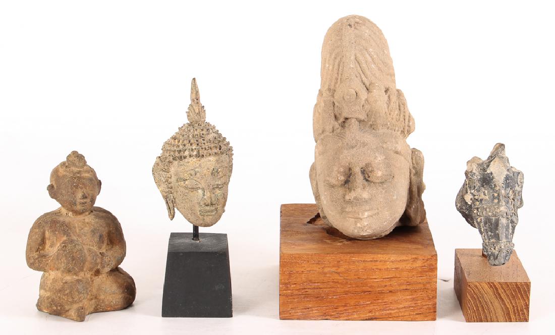 4 Ancient Asian artifacts (1 of 8)