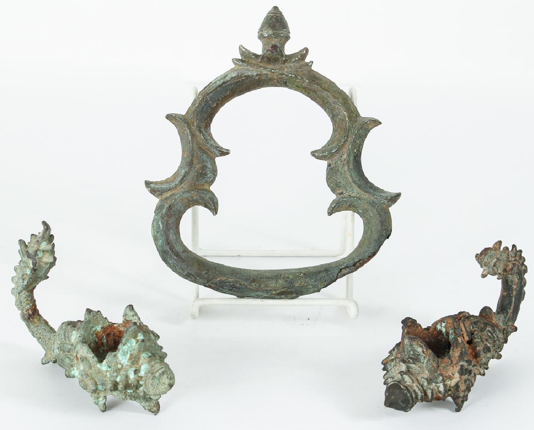 Chinese Bronze Ceremonial Architectural artifacts (1 of 8)