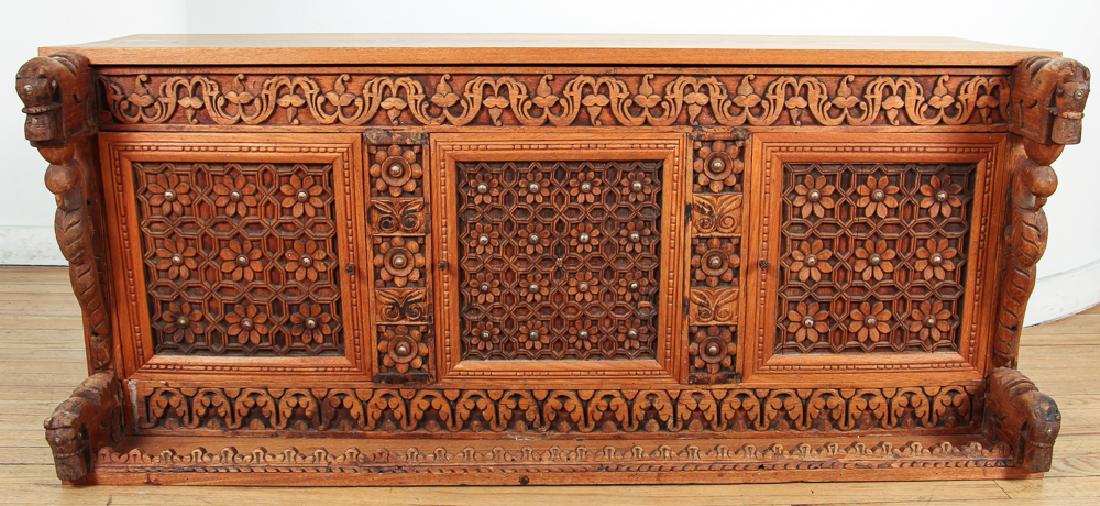 Indian Carved Storage Chest (1 of 8)