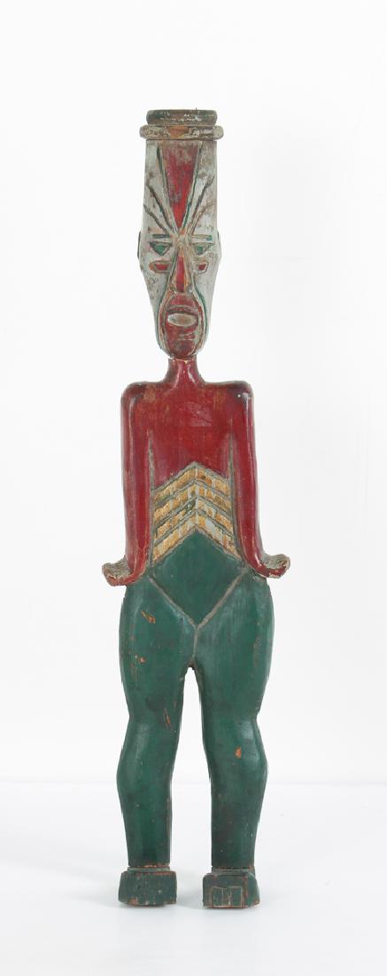 Vintage Folk Art Carved Clown Figure (1 of 5)