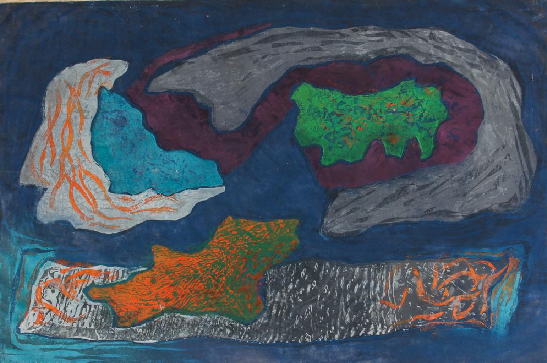 Hyman J. Warsager The Coming Sun Modernist Print (1 of 7)