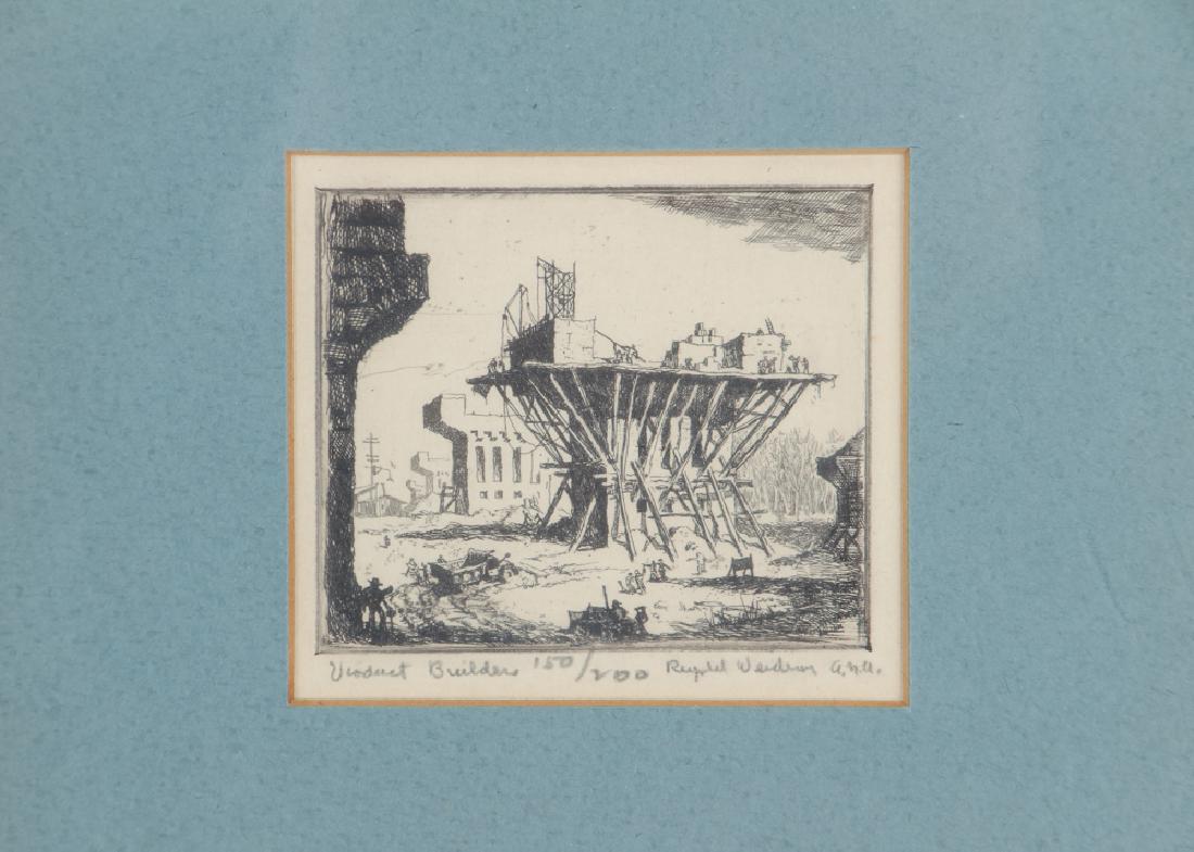 Reynold Weidenaar Viaduct Builders Etching (1 of 6)