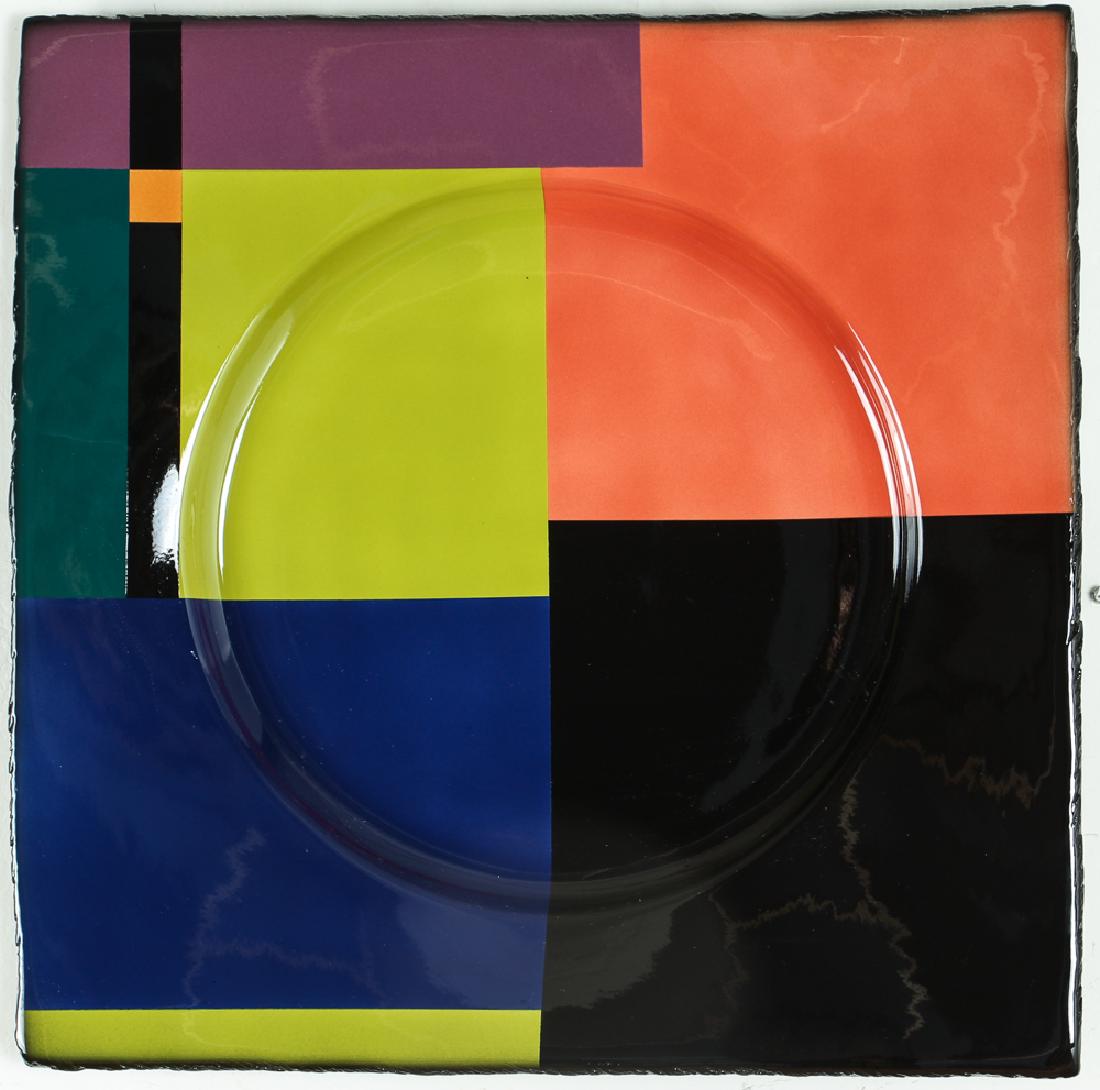 2 James Aarons cubist ceramic reliefs (1 of 8)