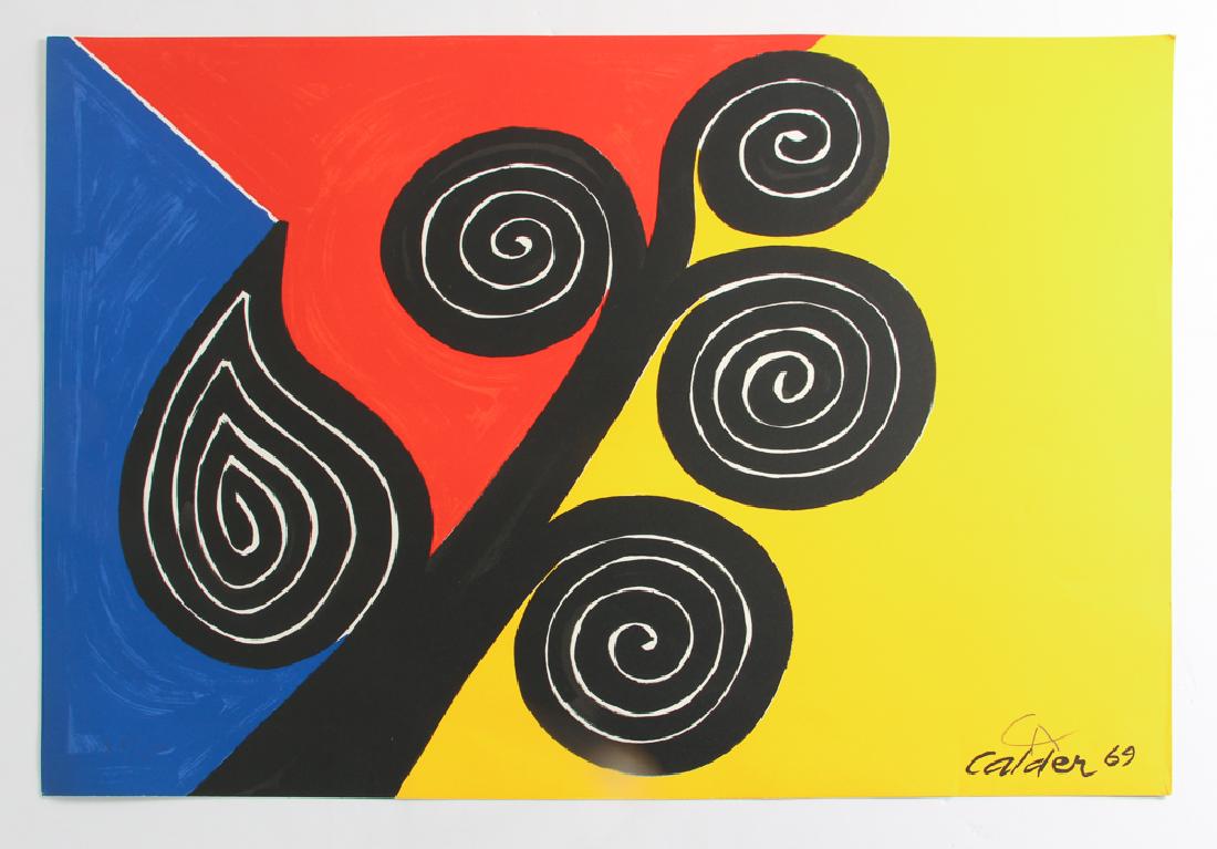 Alexander Calder, Autumn Harvest, Lithograph printed in (1 of 8)