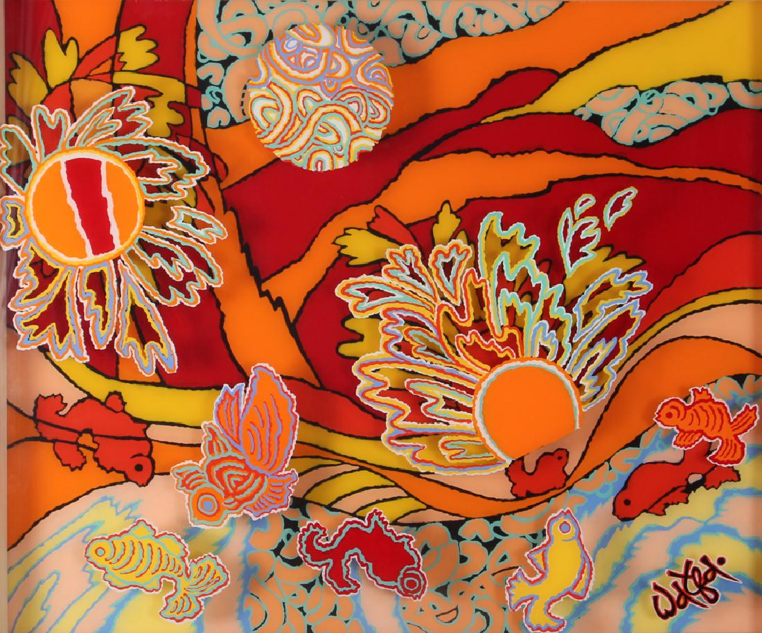 Watfa Midani painted shadow Box, Rhapsody Espagnol (1 of 6)