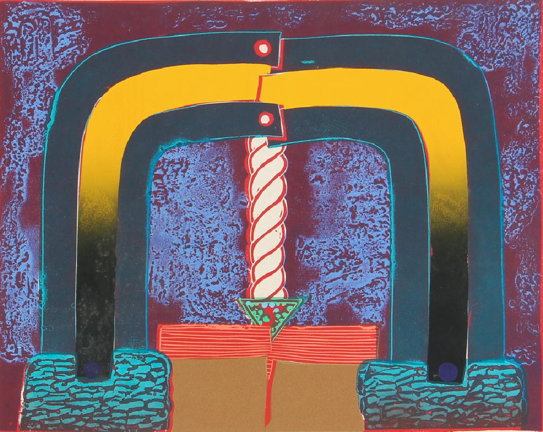 George Nama Monument for Di Chirico 1975 Serigraph (1 of 7)