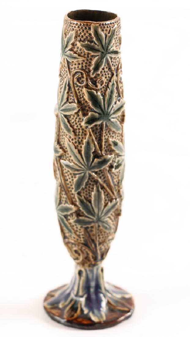 Doulton Lambeth 1979 Bud Vase in relief (1 of 7)