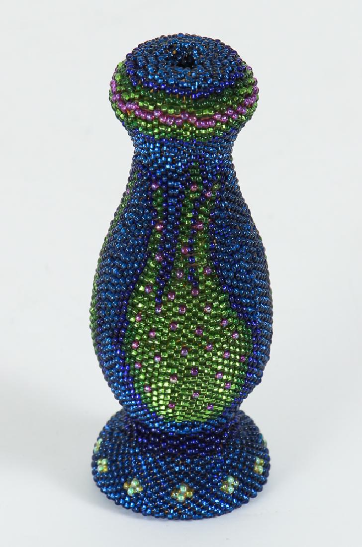 Contemporary Iridescent Beaded Weed Vase (1 of 8)