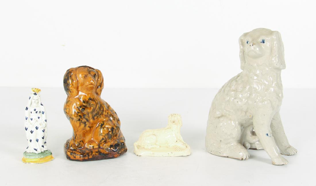 Four Pieces of Pottery Inc Staffordshire Style (1 of 9)