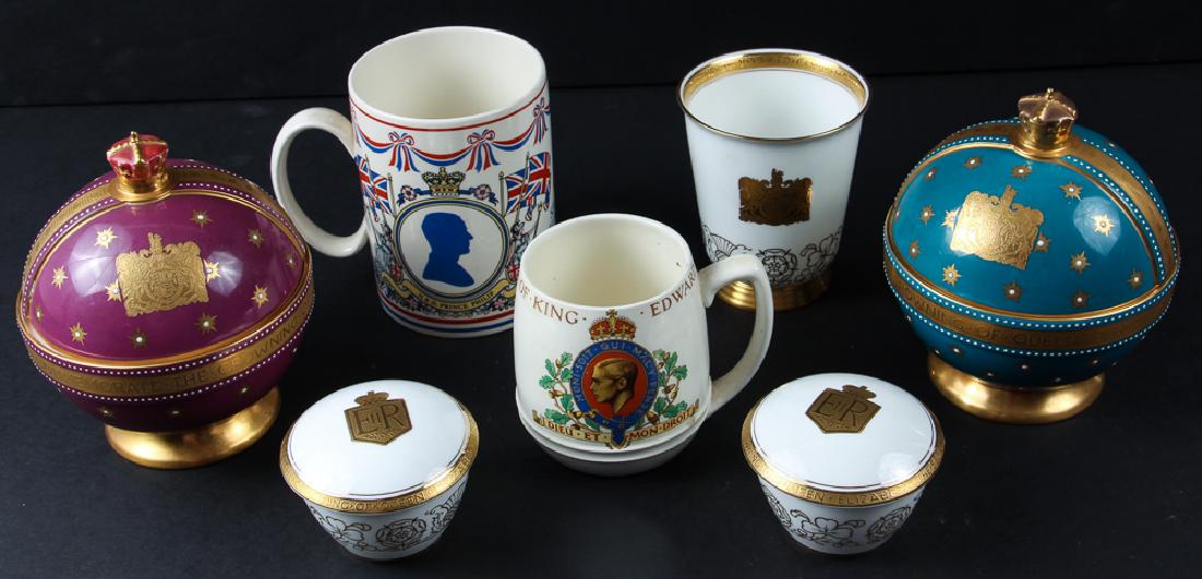 Seven Coronation Souvenirs Victoria and Elizabeth II (1 of 2)