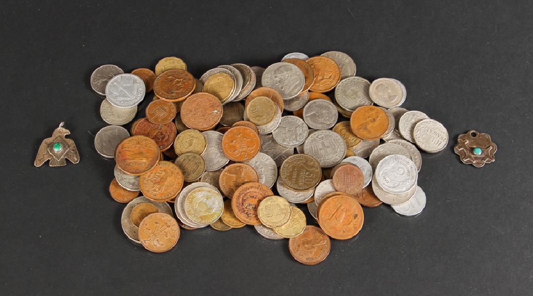 Large Group of Miscellaneous Foreign Coins (1 of 5)