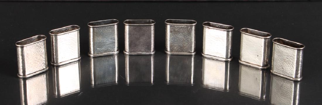 Eight Sterling Silver Placecard Holders (1 of 3)