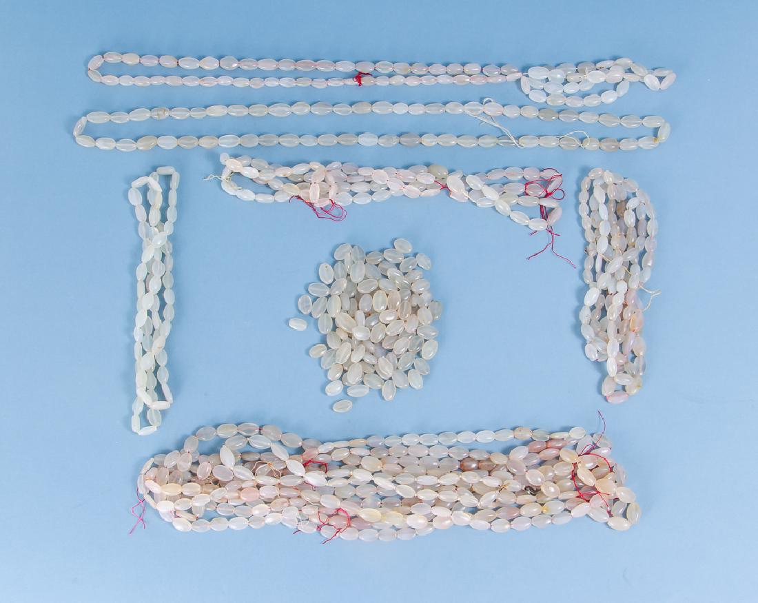 Large Group of Oblong Quartz Beads (1 of 6)