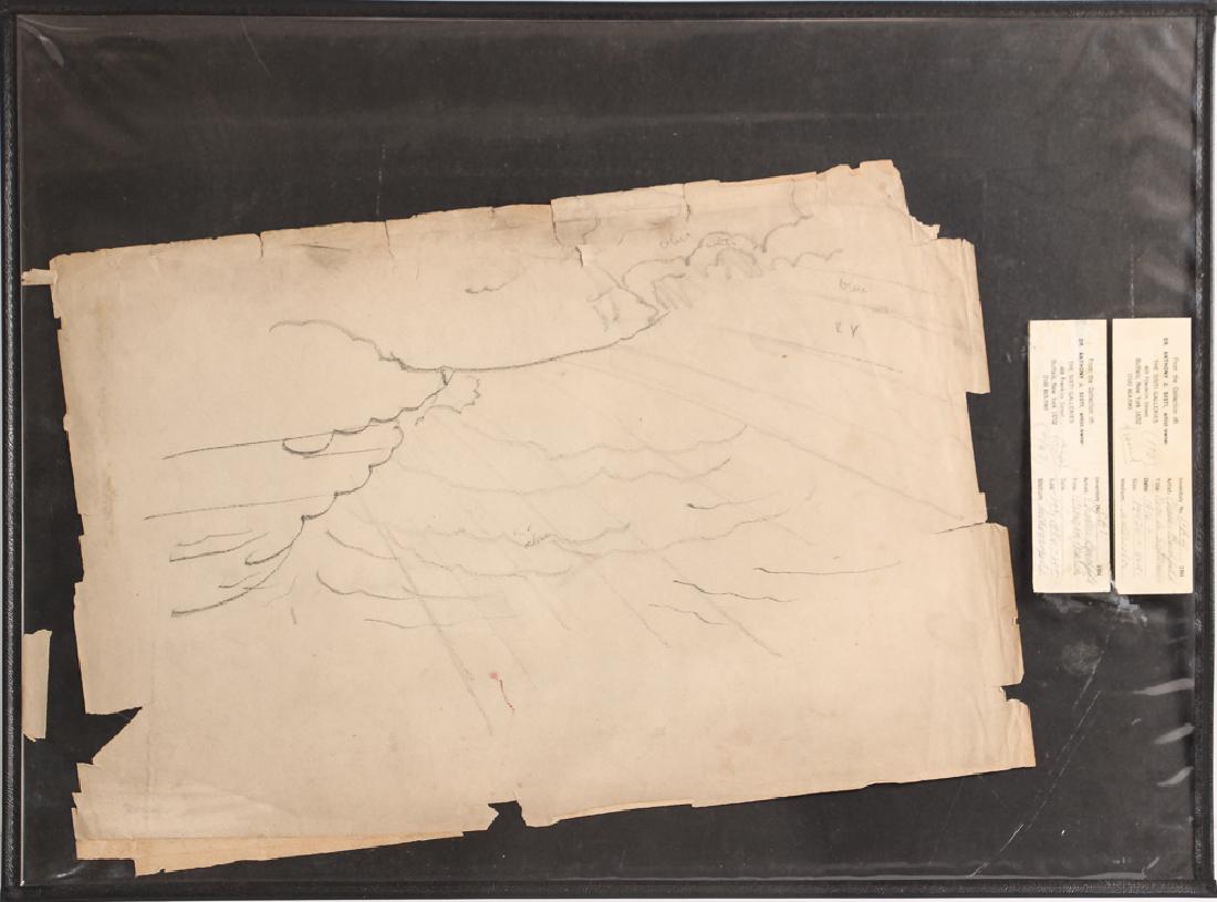 Charles Burchfield pencil drawing Cloud Study circa (1 of 7)