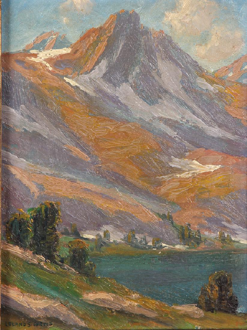 Leland Curtis oil Rocky Mountain Landscape with Lake (1 of 6)