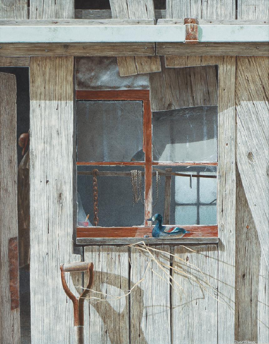 David Bryan Holmes oil painting Barn Door (1 of 8)