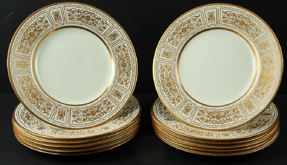 Twelve Mintons Tiffany and Company Dinner Plates (1 of 7)