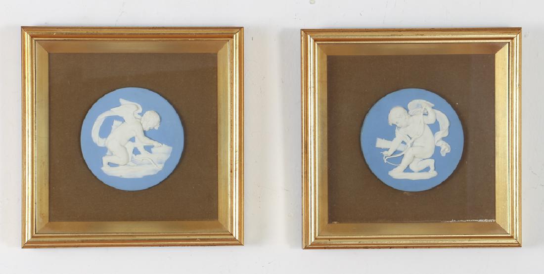 2 Wedgwood dip Jasper Cupids by William Hackwood (1 of 7)