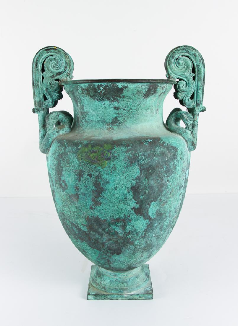 Roman Revival Neo Classical Bronze Garden Urn (1 of 9)