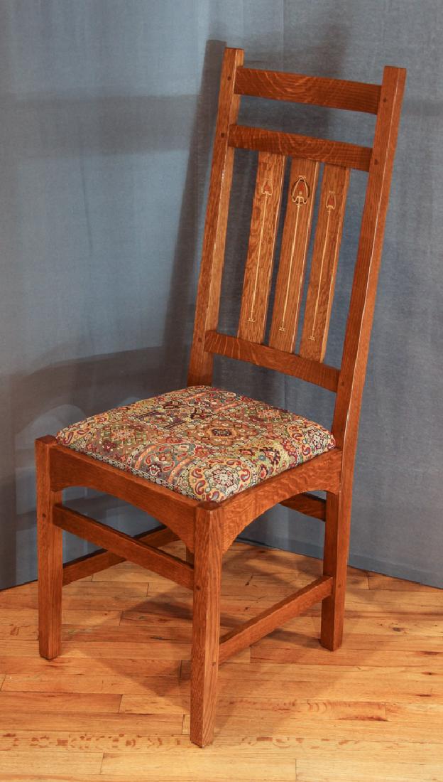 Stickley Mission Oak Chair after Harvey Ellis Design (1 of 5)