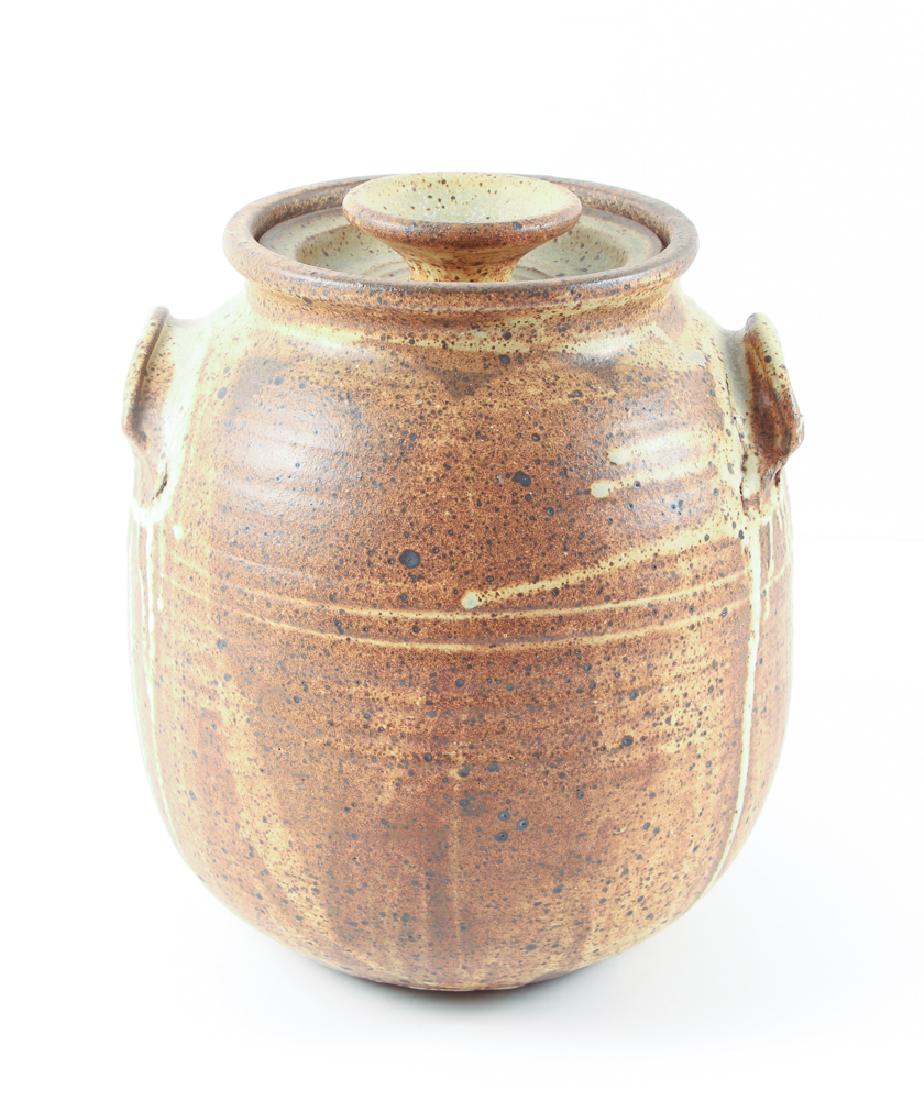 Ken Ferguson Large Stoneware Lidded Jar (1 of 7)