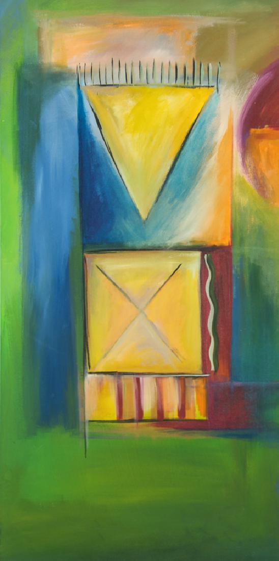 Jerome D'Angelo Now and Then triptych painting (1 of 12)